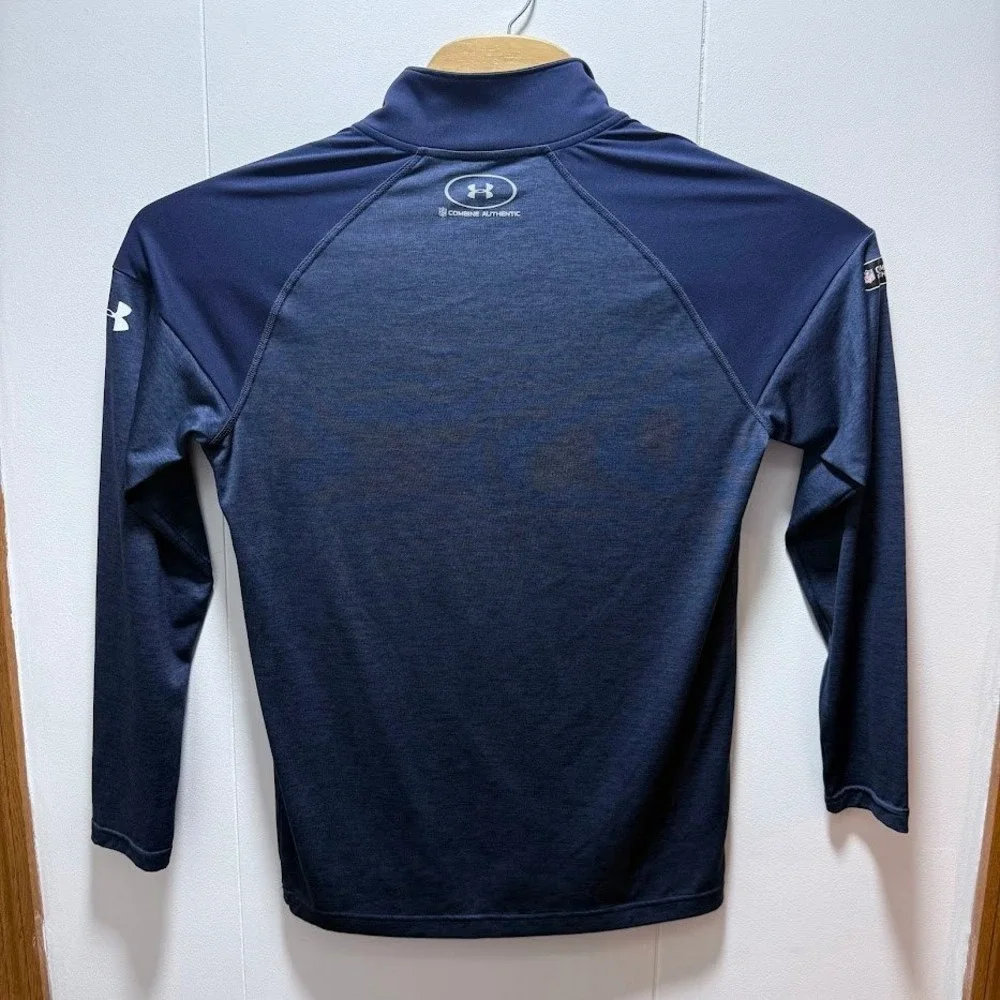 Under Armour Mens New England Patriots NFL Combine‎ Heatgear 1/4 Zip Pullover S